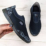 Кросівки мокасини чоловічі сітка сині Dago Style 41-45, фото 10