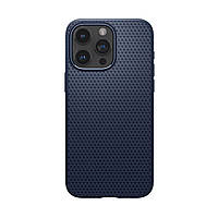 Чехол накладка Spigen TPU Liquid Air для iPhone 15 Pro Navy Blue (ACS06705)