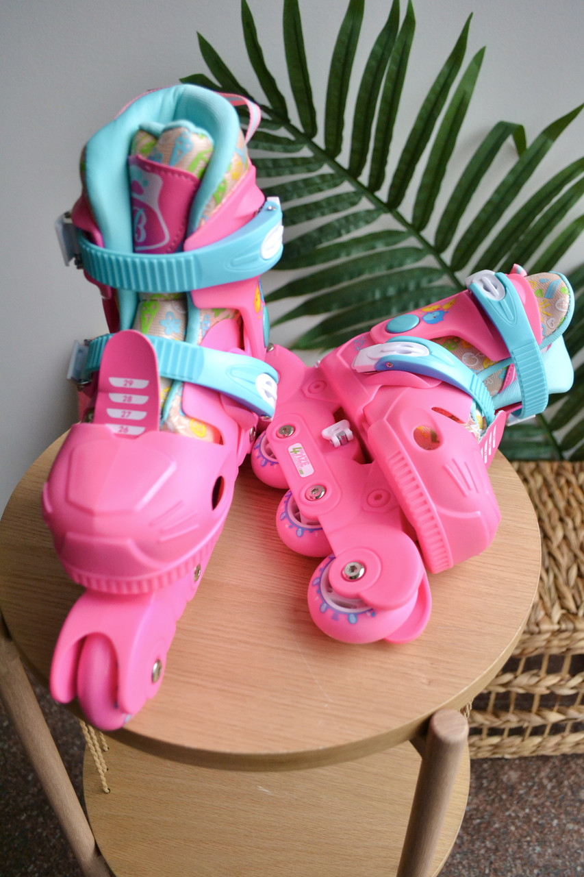 Ролики дитячі , pink XS (26-29)