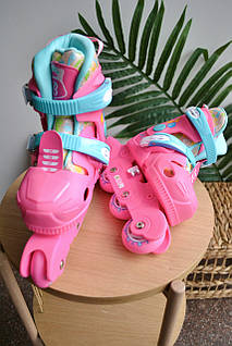 Ролики дитячі , pink XS (26-29)