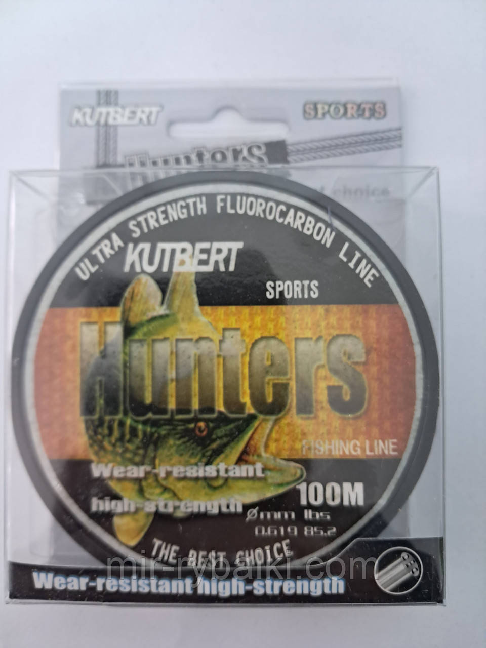 Лєска Hunter 0.62 Fluorocarbon Coated  100 м, фото 1