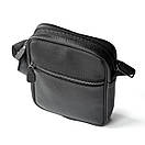 Барсетка Modern чорна з еко шкіри месенджер, фото 6