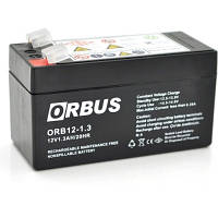 Батарея к ИБП Orbus ORB1213 AGM 12V 1.3Ah (ORB1213) - Вища Якість та Гарантія!