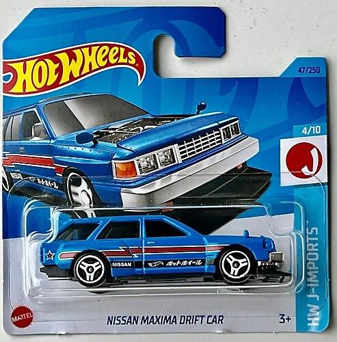Машинка Хот Вілс 1:64 Nissan Maxima Drift Car колекція HW J-Imports Hot Wheels Mattel HKK65