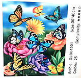 Набір для творчості алмазна вишивка картина мозаїка метелики 30*40 см 61501_BGLD полотно на рамі, фото 2