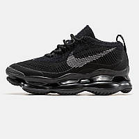 Мужские кроссовки Nike Air Max Scorpion Flyknit Black, черные кроссовки найк аир макс скорпион