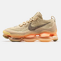 Мужские кроссовки Nike Air Max Scorpion Flyknit Beige Orange, бежевые кроссовки найк аир макс скорпион