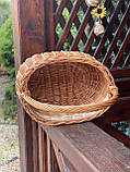 Кошик плетений "Прованс" для прогулянок. Арт 047, фото 4