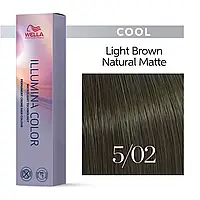 Фарба для волосся Wella Illumina Color (всі відтінки в асортименті+2024) 5/02 світло-коричневий матовий