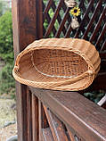 Корзина плетена із цільної лози. Арт:068, фото 4