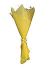Букет із синіх та жовтих троянд у жовтій упаковці "Букет для героя", фото 2