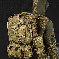 Тактический рюкзак 65 л с 5 подсумками, армейский рюкзак из Cordura 1000 D 50х12,5х34 см