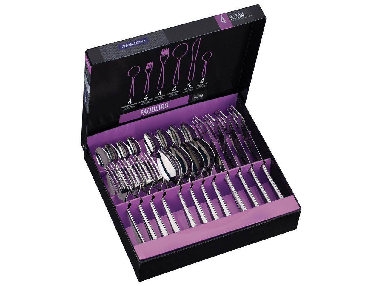 Набір столових приладів Tramontina Zurique 24 пр. (66986/120)