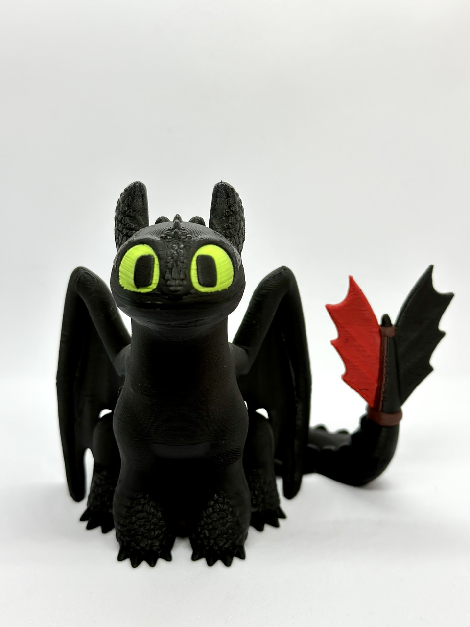 Беззубик Toothless надруковано на 3д принтері, фото 1