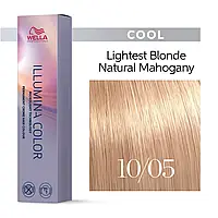 Краска для волос Wella Illumina Сolor (все тона в ассортименте+2024) 10/05 яркий блонд натуральный махагоновый