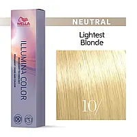 Краска для волос Wella Illumina Сolor (все тона в ассортименте+2024) 10/ яркий блонд