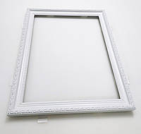 Рамка для картин по номерам Белая 40х30см (БЛ1 40x30) без стекла