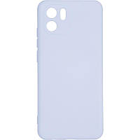 Чехол для Redmi A1 (SOFT Silicone Case) сиреневый цвет с микрофиброй.