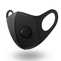 Маска Fashion Питта Pitta mask для защиты органов дыхания с клапаном Черный