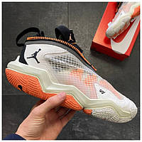 Мужские кроссовки Nike Air Jordan Why Not Zer0.6 DO7191-002 White Orange, найк джордан вай нот зеро 6