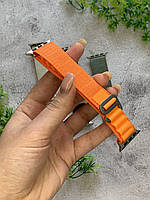 Тканевый ремешок Alpine Loop для часов Apple Watch размерами 38 / 40 / 41 мм Оранжевый