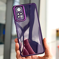 Силіконовий чохол Solid Color із захистом камери Xiaomi Redmi Note 8 Pro Violet