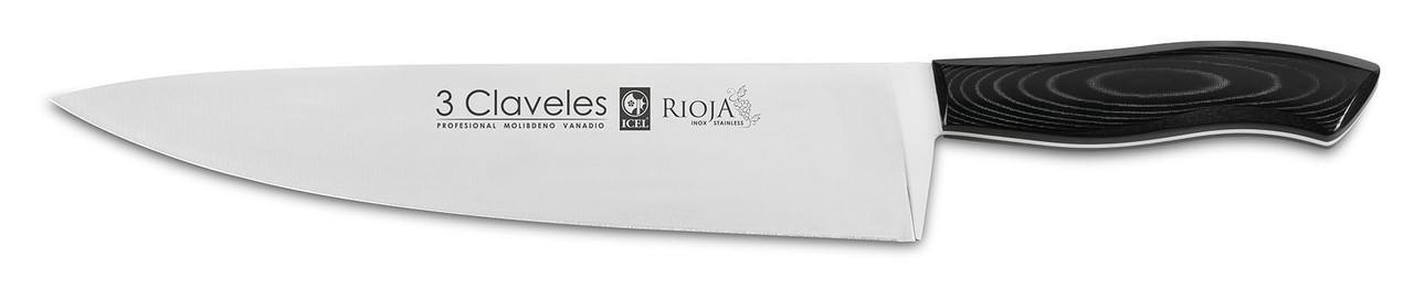Нож поварской 250 мм 3 Claveles Rioja (01422)