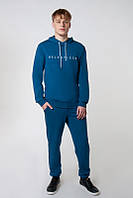 Мужской спортивный костюм двухнитка 52, синий индиго