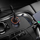 Адаптер автомобільний HOCO shield single port Car charger Z46 |1USB, 18W/3A, QC| сірий, фото 5