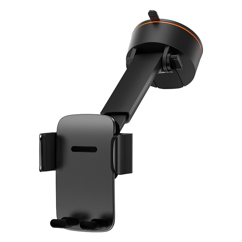 Тримач Baseus Easy Control Clamp Car Mount Holder Pro (Suction Cup Version) |5.4-6.7" чорний