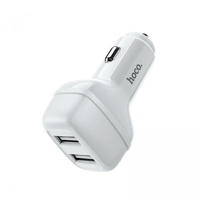 Адаптер автомобільний HOCO Leader Z36 |2USB, 2.4A| білий