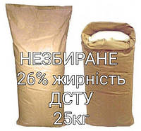 Якісне незбиране сухе молоко 26% жирності ДСТУ 4273:2015 мішок 25кг Україна (Лосинівський Маслозавод)