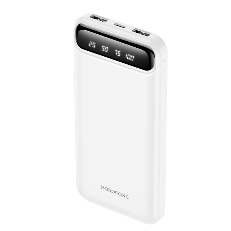 УМБ BOROFONE Freeway Power bank BJ14 10000mAh |2USB/1Type-C, 2A| білий