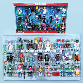 Колекційні фігурки герої Роблокс 24 фігурки Heroes of Robloxia ROBLOX великий подарочний набір