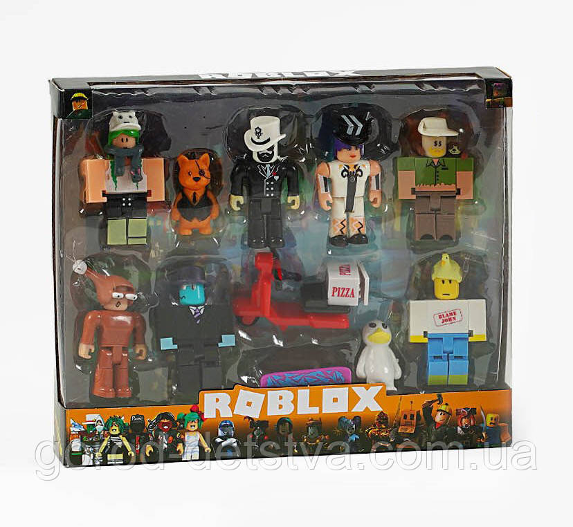 Колекційні фігурки герої Роблокс ROBLOX 7 персонажів улюбленці мопед скейт, фото 1