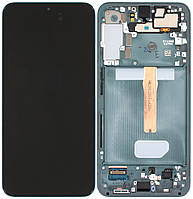 Дисплей модуль тачскрин Samsung S906 Galaxy S22+ 5G черный Amoled оригинал сервисная упаковка GH82-27501C в