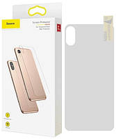 Захисне скло iPhone XS Max на задню панель 0.3 mm 9H Full-Glass Back Tempered Glass Film Rear Protector