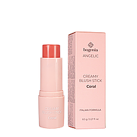 Румяна для лица кремовые Bogenia Angelic Creamy Blush Stick стик BG632, 006 Coral