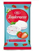 Зефір Tenderness зі шматочками полуниці та малини 240г