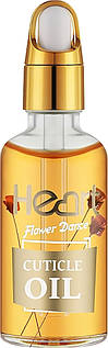 Олія квіткова для кутикул Mango Boom (Жовтогаряча) Heart, 30 мл