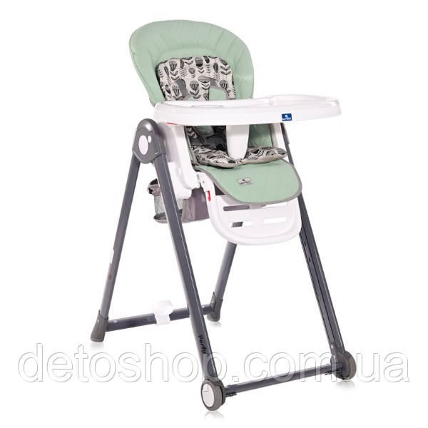 Стільчик для годування Lorelli Party frosty green leather