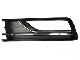 Решітка перед бампера ліва для птф VW Passat 17-18 561-854-661-M-RYP