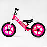 Дитячий біговел велобіг на сталевій рамі 12 дюймів CORSO NEO EN-37748 EVA колеса Рожевий, фото 3