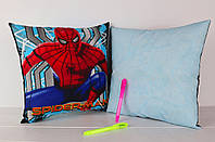 Подушка - рисовашка Spider man / Набор для рисования светом Код/Артикул 115 П-036