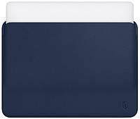 Чехол папка WIWU Skin Pro PU Leather Sleeve MacBook Pro 13/Air 13.3 Синий