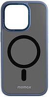 Чехол из Magsafe Momax Hybrid Case iPhone 14 Pro (CPAP22MB) Blue