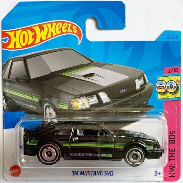 Машинка Хот Вілс 1:64 `84 Mustang SVO колекція HW: The `80s Hot Wheels Mattel HKJ60