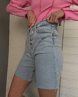 Шорты женские удлиненные джинс 25; 26; 27; 28; 29; 30 "WOW" недорого от прямого поставщика