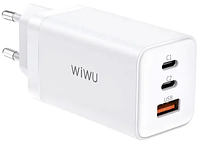 Зарядное устройство Wiwu GaN Fast Travel Charger Wall Charger Dual PD+QC3.0 White (X-TR-259AEU)