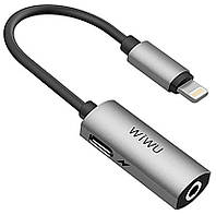 Переходник WIWU Lightning Audio Adapter Jack 3.5 (LT01 Pro Max)